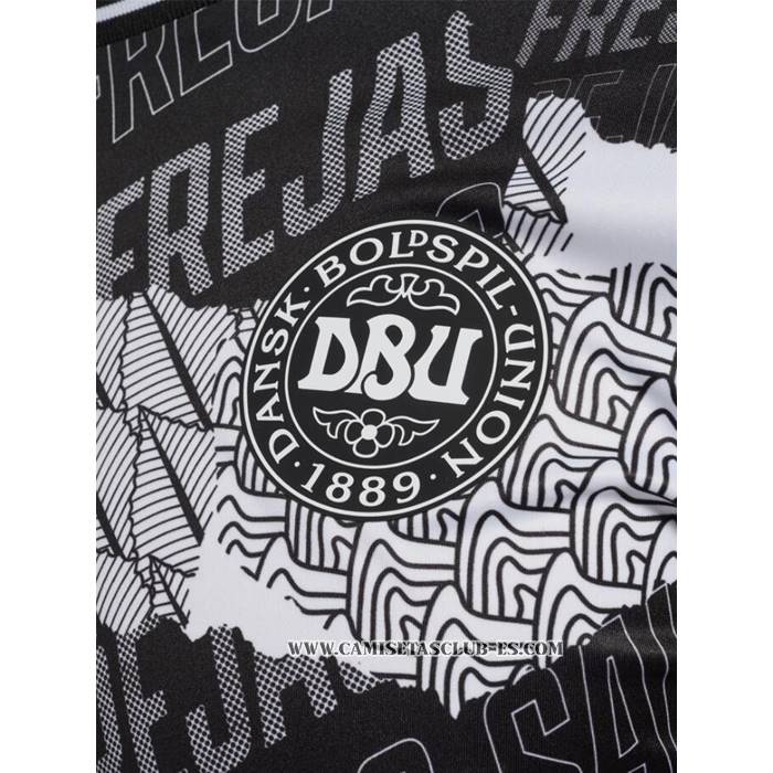 Camiseta Pre Partido del Dinamarca 2024 Negro